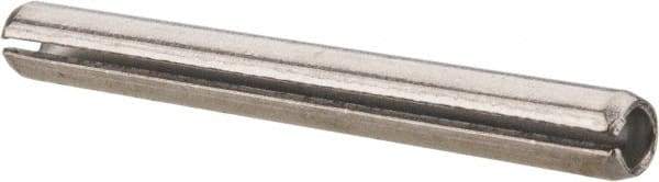 Value Collection - 3/16" Diam x 1-3/4" Long Slotted Spring Pin - Grade 18-8 Stainless Steel - Benchmark Tooling