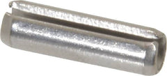 Value Collection - 7/32" Diam x 3/4" Long Slotted Spring Pin - Grade 18-8 Stainless Steel - Benchmark Tooling