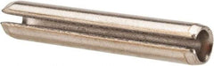 Value Collection - 1/4" Diam x 1-1/2" Long Slotted Spring Pin - Grade 18-8 Stainless Steel - Benchmark Tooling