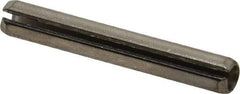 Value Collection - 1/4" Diam x 1-3/4" Long Slotted Spring Pin - Grade 18-8 Stainless Steel - Benchmark Tooling