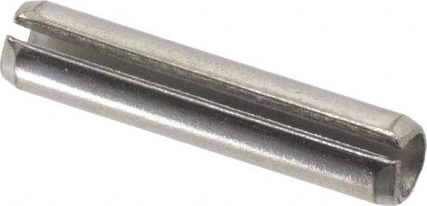 Value Collection - 5/16" Diam x 1-1/2" Long Slotted Spring Pin - Grade 18-8 Stainless Steel - Benchmark Tooling