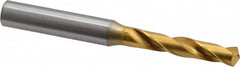 OSG - 0.277" 130° Spiral Flute Cobalt Screw Machine Drill Bit - TiN Finish, Right Hand Cut, 1-1/2" Flute Length, 3-5/16" OAL, Standard Point, Straight Shank - Benchmark Tooling