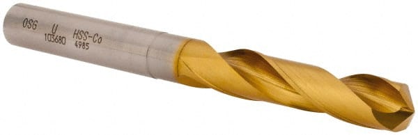 OSG - 0.368" 130° Spiral Flute Cobalt Screw Machine Drill Bit - Benchmark Tooling