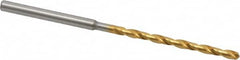 OSG - #40 130° Cobalt Jobber Drill - TiN Finish, Right Hand Cut, Spiral Flute, Straight Shank, 2-5/8" OAL, Standard Point - Benchmark Tooling