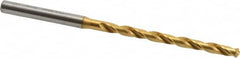 OSG - #24 130° Cobalt Jobber Drill - TiN Finish, Right Hand Cut, Spiral Flute, Straight Shank, 3-7/16" OAL, Standard Point - Benchmark Tooling