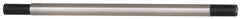 Interstate - 1-5/16" Face Diam, Standard Lathe Mandrel - 8-1/4" OAL - Benchmark Tooling