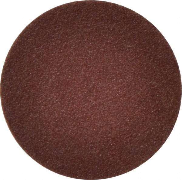 Merit Abrasives - 1-1/2" Disc Diam, 100 Grit, Aluminum Oxide Quick Change Disc - Type S Attaching System, Coated, Maroon, Fine Grade, 30,000 RPM - Benchmark Tooling