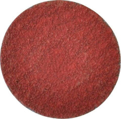 Merit Abrasives - 1-1/2" Disc Diam, 80 Grit, Ceramic Quick Change Disc - Type S Attaching System, Coated, Medium Grade, 30,000 RPM - Benchmark Tooling