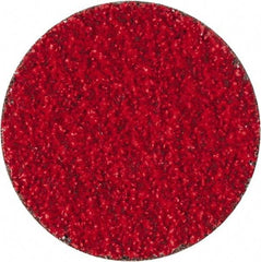 Merit Abrasives - 2" Disc Diam, 40 Grit, Ceramic Quick Change Disc - Type S Attaching System, Coated, Coarse Grade, 30,000 RPM - Benchmark Tooling