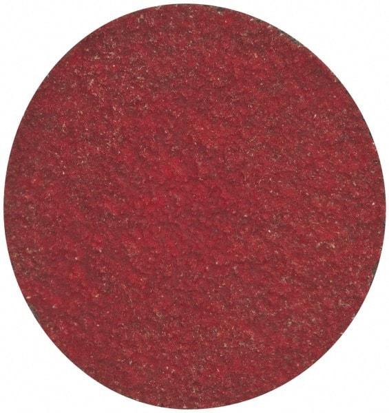 Merit Abrasives - 1-1/2" Disc Diam, 60 Grit, Ceramic Quick Change Disc - Type R Attaching System, Coated, Medium Grade, 30,000 RPM - Benchmark Tooling