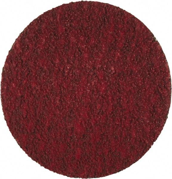 Merit Abrasives - 1-1/2" Disc Diam, 80 Grit, Ceramic Quick Change Disc - Type R Attaching System, Coated, Medium Grade, 30,000 RPM - Benchmark Tooling