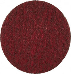 Merit Abrasives - 1-1/2" Disc Diam, 80 Grit, Ceramic Quick Change Disc - Type R Attaching System, Coated, Medium Grade, 30,000 RPM - Benchmark Tooling