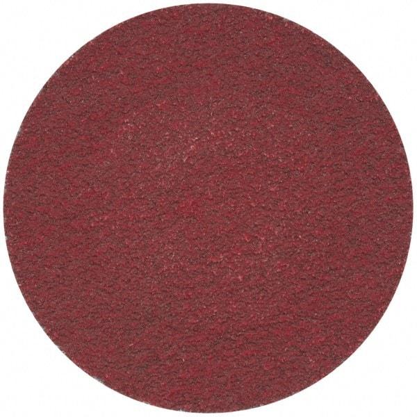 Merit Abrasives - 2" Disc Diam, 100 Grit, Ceramic Quick Change Disc - Type R Attaching System, Coated, Fine Grade, 30,000 RPM - Benchmark Tooling