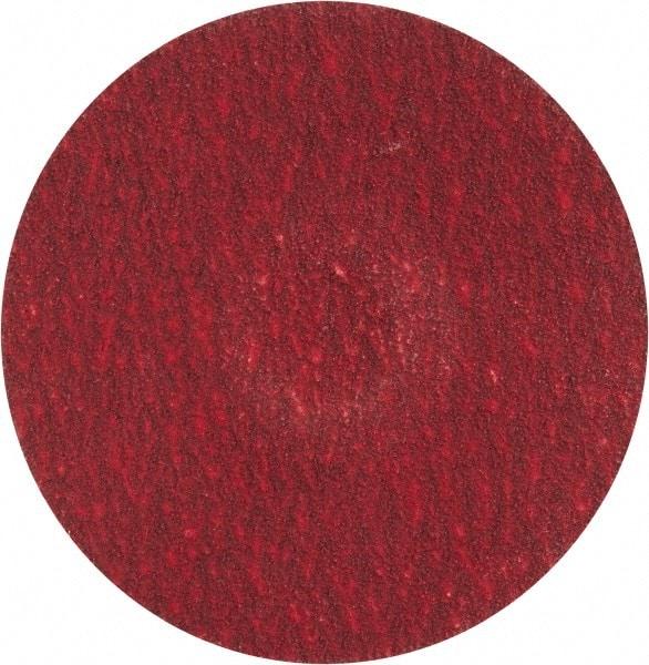 Merit Abrasives - 3" Disc Diam, 100 Grit, Ceramic Quick Change Disc - Type R Attaching System, Coated, Fine Grade, 20,000 RPM - Benchmark Tooling