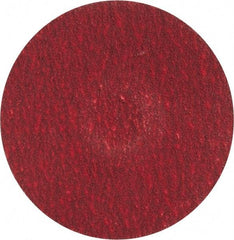 Merit Abrasives - 3" Disc Diam, 100 Grit, Ceramic Quick Change Disc - Type R Attaching System, Coated, Fine Grade, 20,000 RPM - Benchmark Tooling