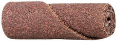 Merit Abrasives - 1/2" Max Roll Diam x 1-1/2" OAL, 60 Grit Aluminum Oxide Straight Cartridge Roll - 1/8" Pilot Hole Diam, Medium Grade, 23,000 Max RPM - Benchmark Tooling
