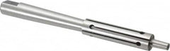 Interstate - 21/32 to 3/4" Grip, Expanding Lathe Mandrel - 21/32" Shank Diam, 2-3/4" Sleeve Length, 6" Arbor Length - Benchmark Tooling