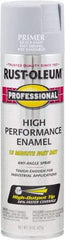 Rust-Oleum - 15 oz Gray Aerosol Primer - 14 Sq Ft/Gal, Direct to Metal, Quick Drying, Interior/Exterior - Benchmark Tooling