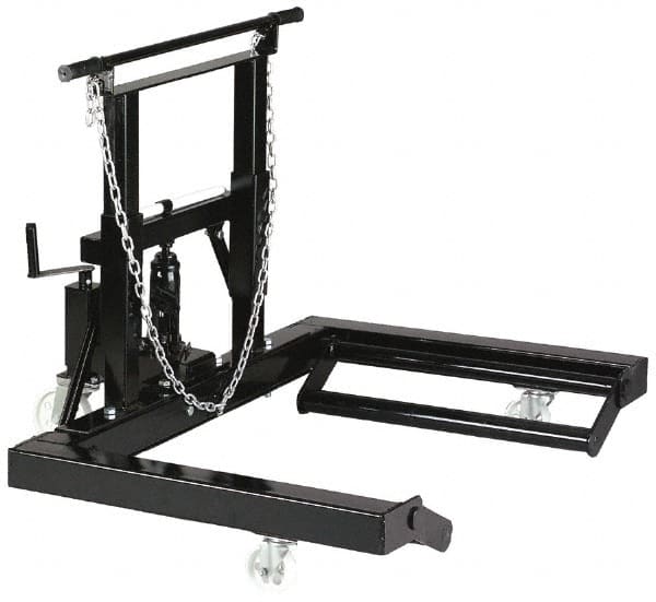 Omega Lift Equipment - 3 Wheel, 1,500 Lb Capacity, Easy Roller - 33-1/4" High - Benchmark Tooling