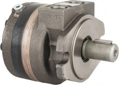 Parker - SAE Thread, 7/8-14" Port Size, 858 Max RPM, Bi Rotational, SAE A Mount Hydraulic Motor - 2,500 Max psi, 3.6 Cu In Displacement, 180°F Max - Benchmark Tooling