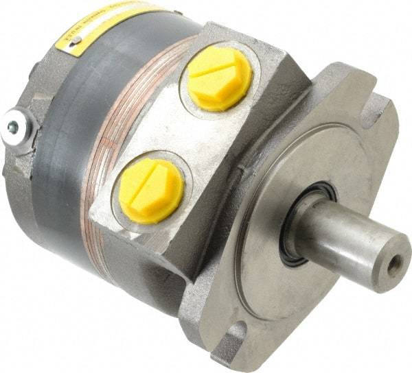 Parker - SAE Thread, 7/8-14" Port Size, 684 Max RPM, Bi Rotational, SAE A Mount Hydraulic Motor - 2,500 Max psi, 7.1 Cu In Displacement, 180°F Max - Benchmark Tooling