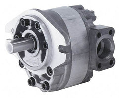 Parker - 2.6 GPM, 7/8-14 UNF-2B SAE Inlet Size, 2,500 RPM, 1/2" Shaft Diam, SAE AA Mount, Hydraulic Gear Pump - 2.56 GPM at 1,800 RPM, 5.13 GPM at 3,600 RPM, 2,500 psi Max Working Pressure, 7/8-14 SAE Port Size - Benchmark Tooling