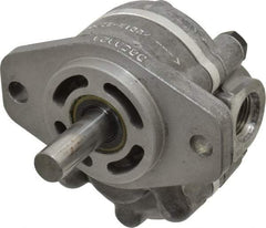 Parker - 0.9 GPM, 7/8-14 UNF-2B SAE Inlet Size, 2,500 RPM, 1/2" Shaft Diam, SAE AA Mount, Hydraulic Gear Pump - 0.89 GPM at 1,800 RPM, 1.78 GPM at 3,600 RPM, 2,500 psi Max Working Pressure, 7/8-14 SAE Port Size - Benchmark Tooling