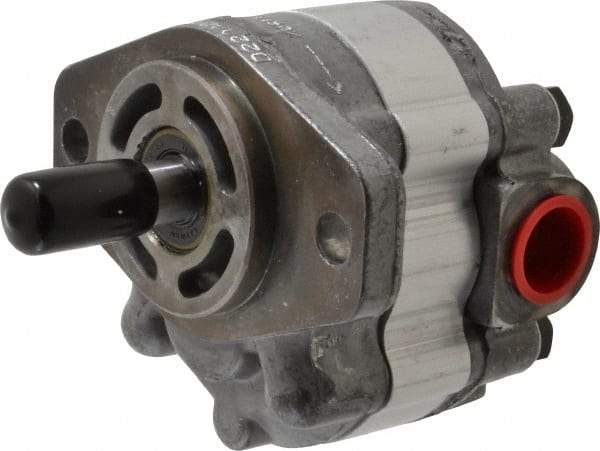 Parker - 4.1 GPM, 7/8-14 UNF-2B SAE Inlet Size, 2,500 RPM, 1/2" Shaft Diam, SAE AA Mount, Hydraulic Gear Pump - 4.07 GPM at 1,800 RPM, 8.14 GPM at 3,600 RPM, 2,500 psi Max Working Pressure, 7/8-14 SAE Port Size - Benchmark Tooling