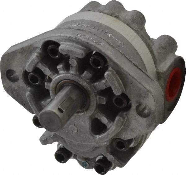 Parker - 4.7 GPM, 1-1/6-12 UNF-2B SAE Inlet Size, 2,500 RPM, 3/4" Shaft Diam, SAE A Mount, Hydraulic Gear Pump - 4.7 GPM at 1,800 RPM, 9.4 GPM at 3,600 RPM, 2,500 psi Max Working Pressure, 1-1/16-12 SAE Port Size - Benchmark Tooling