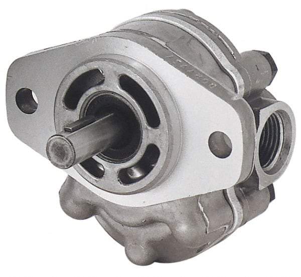 Parker - 26.1 GPM, 1-5/8-12 UNF-2B SAE Inlet Size, 2,000 RPM, 7/8" Shaft Diam, SAE B Mount, Hydraulic Gear Pump - 22.86 GPM at 1,800 RPM, 45.72 GPM at 3,600 RPM, 2,000 psi Max Working Pressure, 1-5/8-12 SAE Port Size - Benchmark Tooling