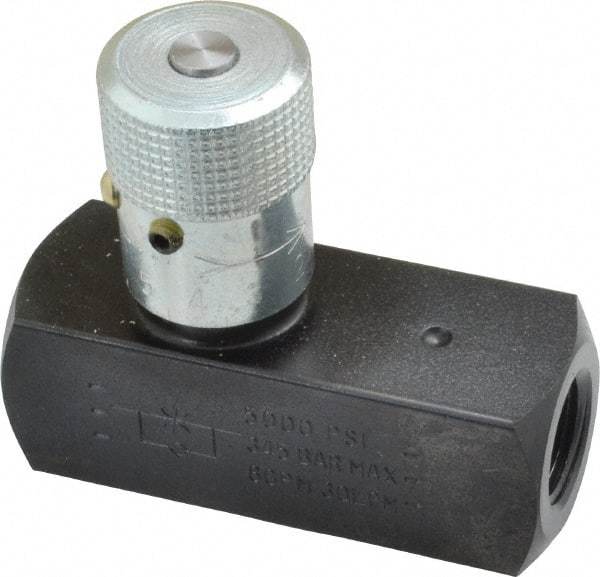 Parker - 8 GPM 3/8 Inlet Steel Hydraulic Control Valve - 3/8-18 Thread - Benchmark Tooling