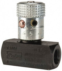 Parker - 3 GPM 1/8 Inlet Steel Hydraulic Control Valve - 1/8-27 Thread - Benchmark Tooling