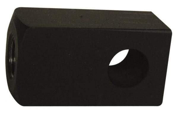 Schrader Bellows - 1-1/4 - 12 Thread, Hydraulic Cylinder Female Rod Eye - 33,500 Lb Capacity, 4-13/16" OAL - Benchmark Tooling