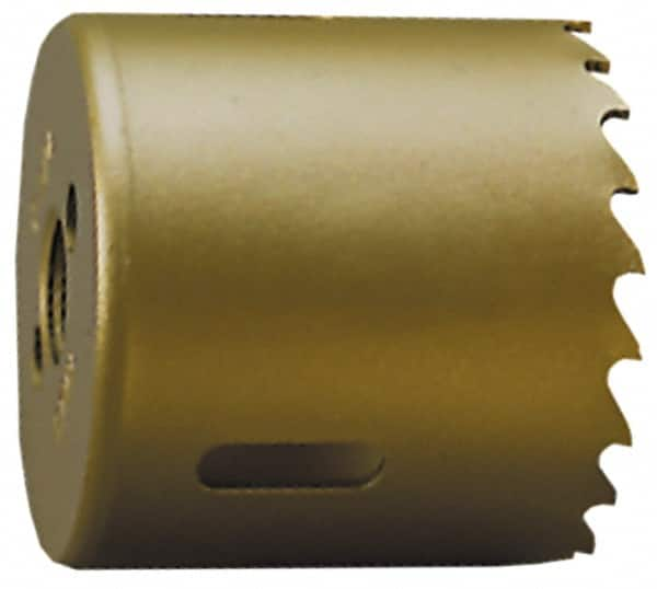 Disston - 3-1/2" Diam, 1-5/8" Cutting Depth, Hole Saw - Carbide-Tipped Saw, Toothed Edge - Benchmark Tooling