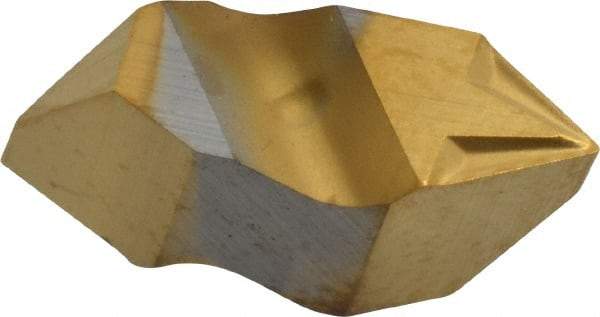 Kennametal - NT2 K Grade KC730, Internal/External Partial Profile 60° Threading Insert - 0.7 to 30mm & 8 to 36 TPI Ext Pitch, 1.25 to 3.5mm & 7 to 20 TPI Int Pitch, Right Hand Insert, TiN Finish, Carbide - Benchmark Tooling