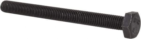Value Collection - M10x1.50mm Metric Coarse, 110mm Length Under Head Hex Head Cap Screw - Fully Threaded, Grade 8.8 Steel, Uncoated, 17mm Hex - Benchmark Tooling
