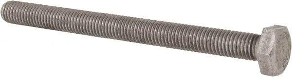 Value Collection - M10x1.50mm Metric Coarse, 120mm Length Under Head Hex Head Cap Screw - Fully Threaded, Grade 8.8 Steel, Uncoated, 17mm Hex - Benchmark Tooling