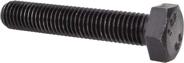 Value Collection - M12x1.75mm Metric Coarse, 65mm Length Under Head Hex Head Cap Screw - Fully Threaded, Grade 8.8 Steel, Uncoated, 19mm Hex - Benchmark Tooling
