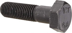 Value Collection - M12x1.50mm Metric Fine, 45mm Length Under Head Hex Head Cap Screw - Partially Threaded, Grade 8.8 Steel, Uncoated, 19mm Hex - Benchmark Tooling