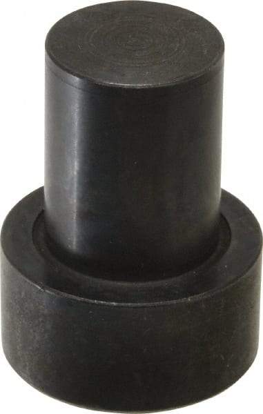 Gibraltar - 1-31/32" OAL, 3/4" Head Height, 1-1/2" OD, Low Carbon Steel, Ground, Press Fit Rest Button - Black Oxide Coating, 1.001" Pin Diam - Benchmark Tooling