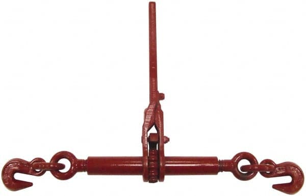 CM - 5,400 Lbs. Load Limit Ratchet Loadbinder - 5/16 Inch Max Chain Size, 8 Inch Take Up, Chain Grade 70 - Benchmark Tooling