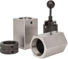 Interstate - Series 5C, 1/16 to 1-1/8" Collet Capacity, Horizontal Collet Block Chuck - Manually Activated - Benchmark Tooling