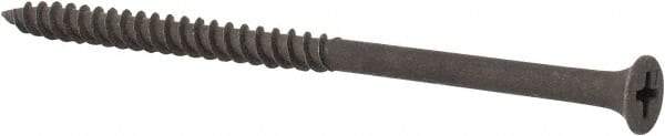Value Collection - #10, 3-1/2" OAL, Phillips Drive Bugle Head, Steel Drywall Screws - Black Phosphate Finish, Grade 1018 - Benchmark Tooling