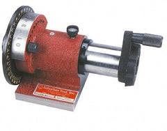 Suburban Tool - 5C Compatible, 36 Increment, Horizontal Spin Collet Indexer - 2-3/4" High Center, 1-1/8" Max Collet Capacity, 4-3/8" Wide x 9-11/16" Deep Base, 5-1/4" Overall Height, Manual Operation - Benchmark Tooling