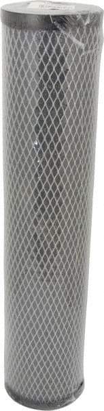 Pentair - 4-1/2" OD, Cellulose Fiber Cartridge Filter - 20-1/8" Long, Reduces Oils - Benchmark Tooling