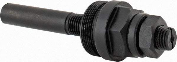 Interstate - 5C Steel Collet Stop - 4 Inch Stud Length, Includes Threaded Rod - Exact Industrial Supply