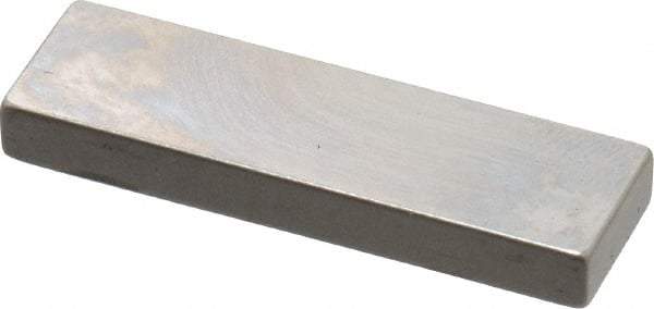 Mitutoyo - 0.136" Rectangular Steel Gage Block - Accuracy Grade 0, Includes Certificate of Inspection - Benchmark Tooling