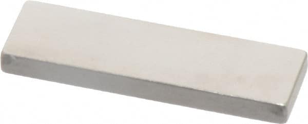 Mitutoyo - 0.11" Rectangular Steel Gage Block - Accuracy Grade 0, Includes Certificate of Inspection - Benchmark Tooling