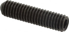 Holo-Krome - 3/8-16 UNC, 1-1/2" OAL, Cup Point Set Screw - Grade 8 Alloy Steel, 3/16" Key - Benchmark Tooling