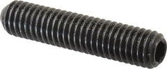 Holo-Krome - 3/8-16 UNC, 1-3/4" OAL, Cup Point Set Screw - Grade 8 Alloy Steel, 3/16" Key - Benchmark Tooling